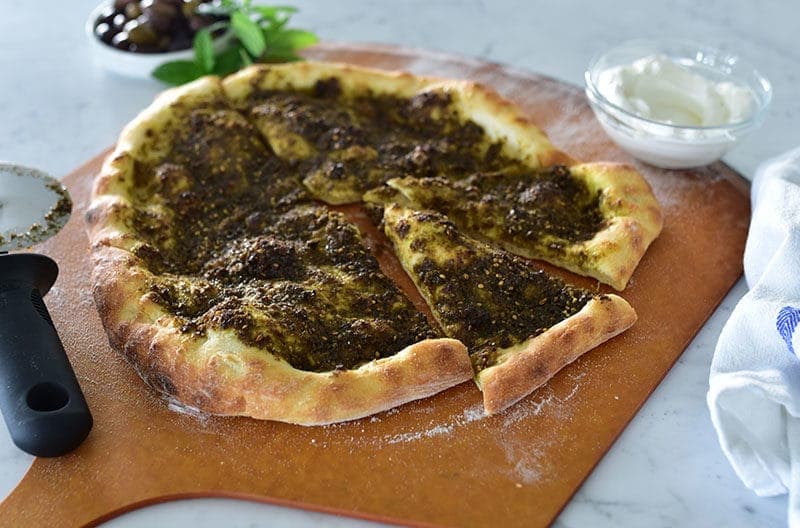 Za'atar pizza