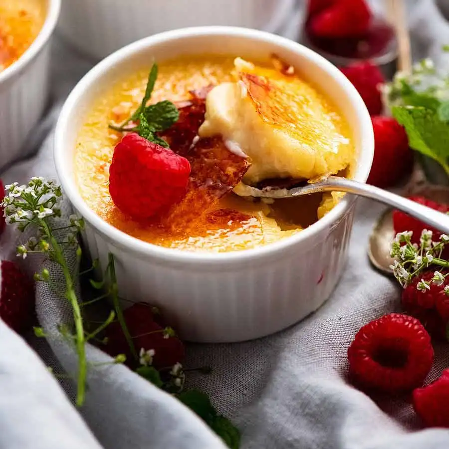Crème brûlée,