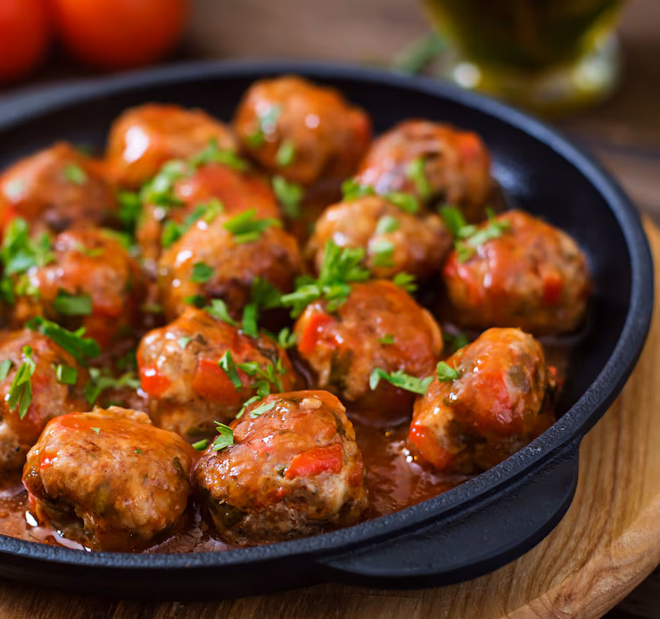 Skillet meatballs