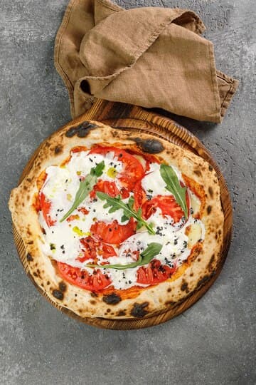 Burrata pizza