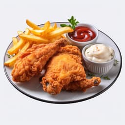 Deep fried chicken drumstick
